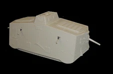 WESTON Toy Co WW1 German A7V Tank damaged 1/35 plastic toy soldiers Marx playset