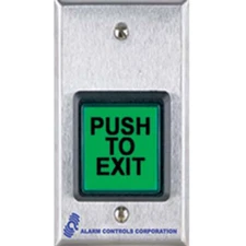 Alarm Controls TS-2 Illuminated Push To Exit Button Control Station Gate Doors