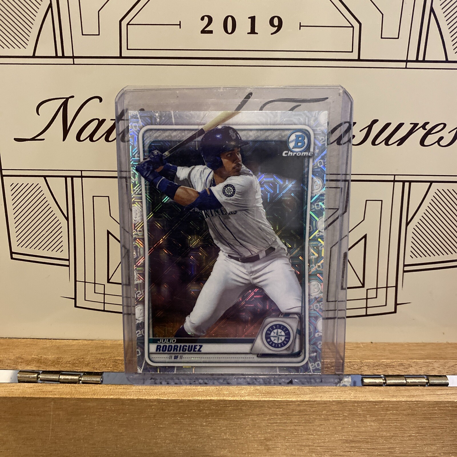 2020 Bowman Chrome Mega Box Julio Rodriguez Prospect Chrome #BCP-19 Mariners
