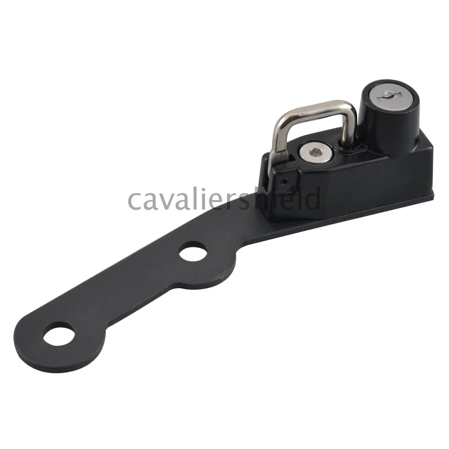 Cerradura de casco negra y 2 llaves para Yamaha XSR900 2015-16 FZ-09 FJ-09 MT-09 2013-2017 Foto 3 de 4