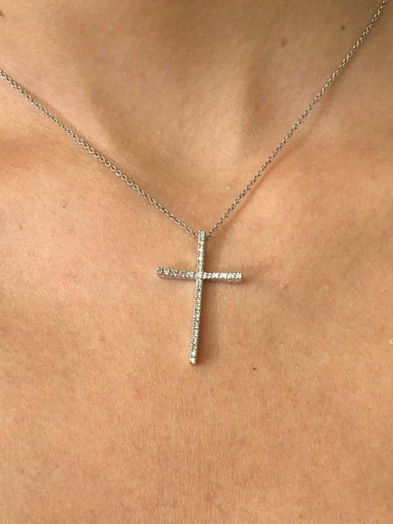 Simple crucifix shop necklace