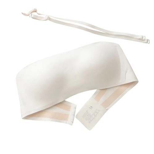 Summer Full Support Non-Slip Bandeau Bra Womens Invisible Bra for Wedding Party - Picture 10 of 18