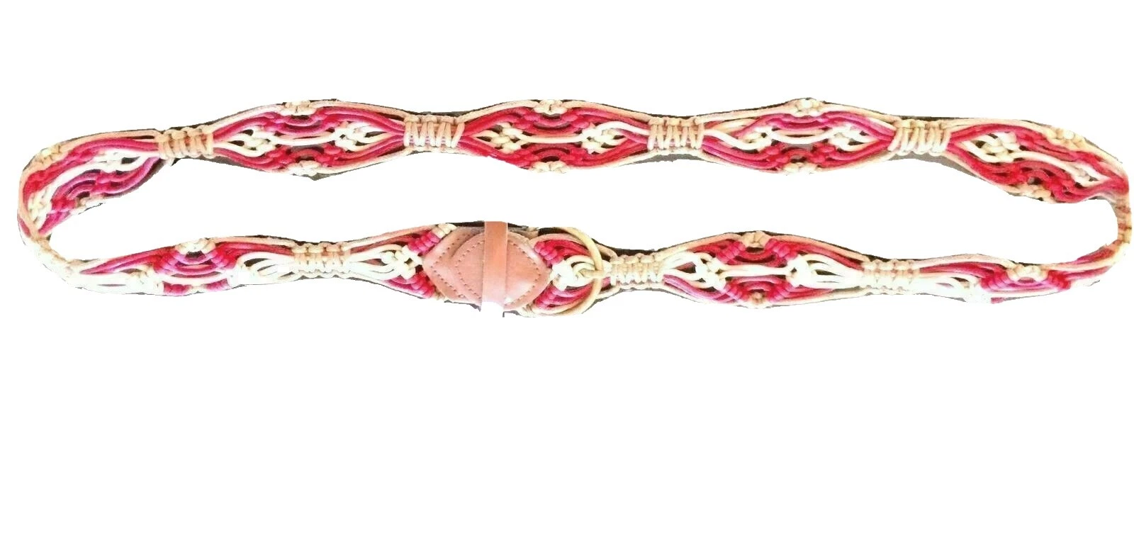 Cinturones geométrica de mezcla de algodón para mujeres