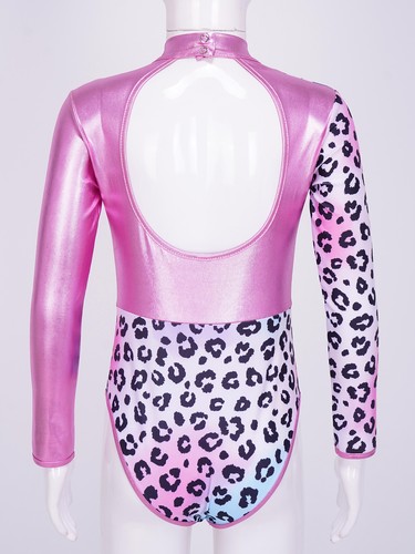 Kids Girls Gymnastics Dance Outfits Ballet Dance Biketard Unitards with Shorts - Picture 80 of 168