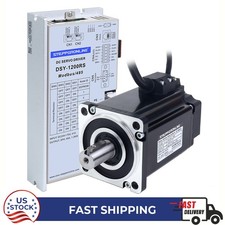 STEPPERONLINE RS485 DC Servo Motor 200W 0.637Nm 3000rpm 17Bit Encoder IP65 CNC