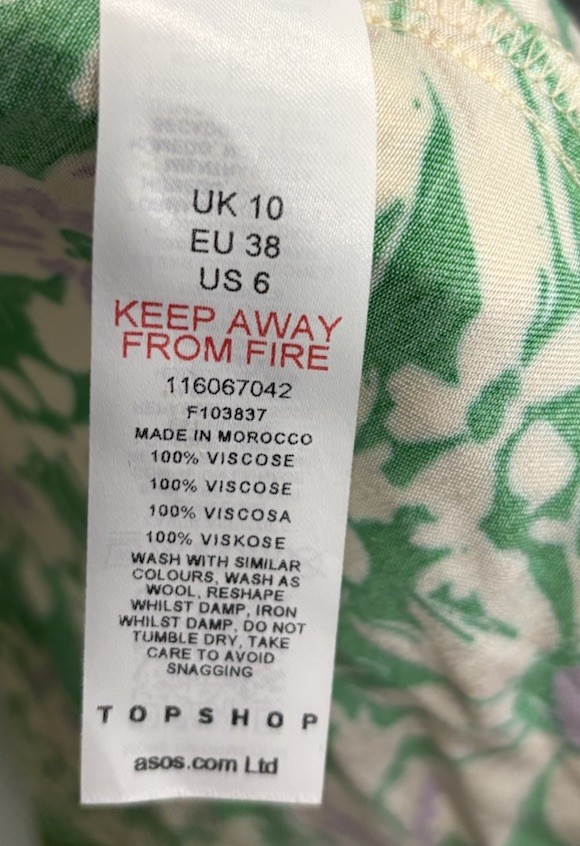 NWT Topshop Petite Green US 6 / UK 10 Floral Satin Wrap Daisy Mini Dress Party image 10