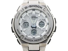 Casio Wristwatch G SHOCK G Steel Stainless Resin GST W100D Analog Digital Radio