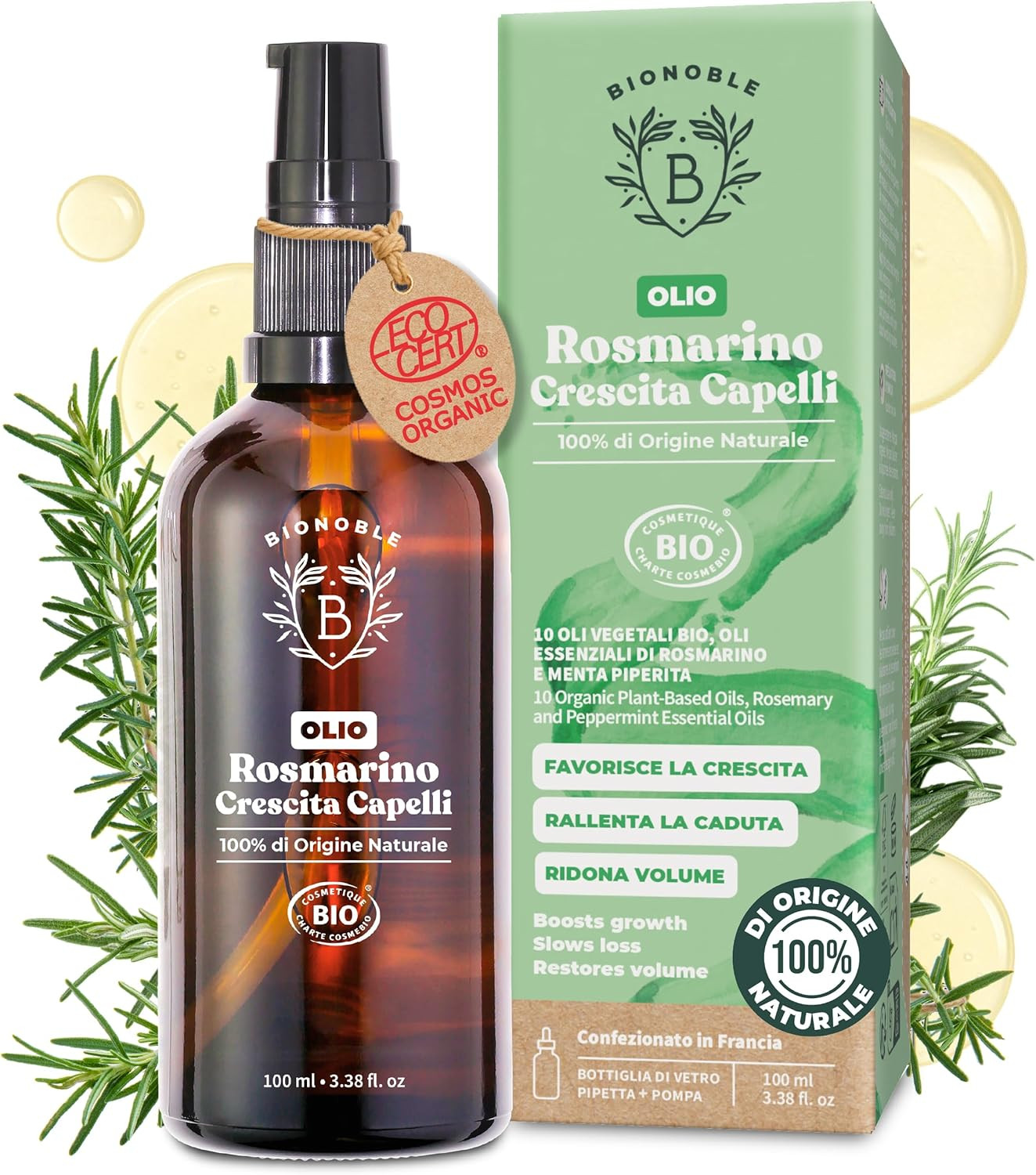 Olio di Rosmarino per Capelli Bio: Fermare la Caduta Naturalmente