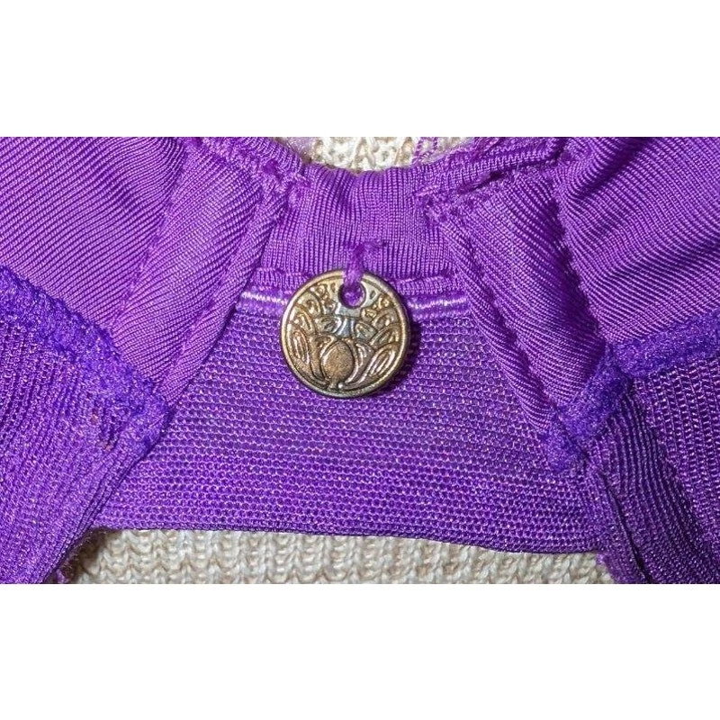 Sujetador Natori Risque Lowcut Lift con aros púrpura talla 36D Foto 3 de 4