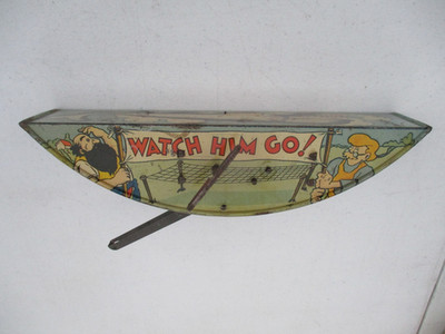 Disney Tin Litho Toy 1939, Pinocchio the Acrobat  Base Platform Only Vintage