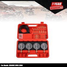 Fuel Vacuum Carburetor Synchronizer Kit Carb Sync Gauge Set Adjustable Balancer