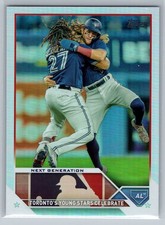 2023 Topps RAINBOW FOIL #216 Bo Bichette Vladimir Guerrero Jr Blue Jays