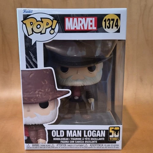 Funko Pop! Vinyl Marvel Old Man Logan #1374 Wolverine 50th Bobblehead Figure