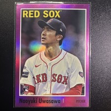 2024 Topps Heritage Naoyuki Uwasawa #138 Pink Refractor