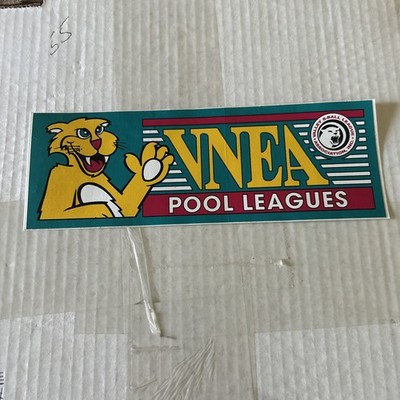 billards Pool Player Vnea Pool League 8 Ball Sticker Valley Cougar