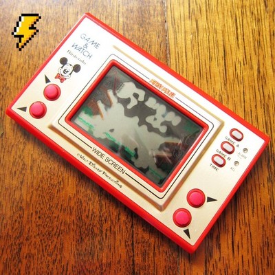 Nintendo Game & Watch Wide Screen Mickey Mouse - Red (MC-25) for