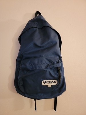 80s アウトドア USA製 デイパック OUTDOOR バックパック VINTAGE OUTDOOR PRODUCTS USA BACKPACK BAG NAVY BLUE SMALL HIKE