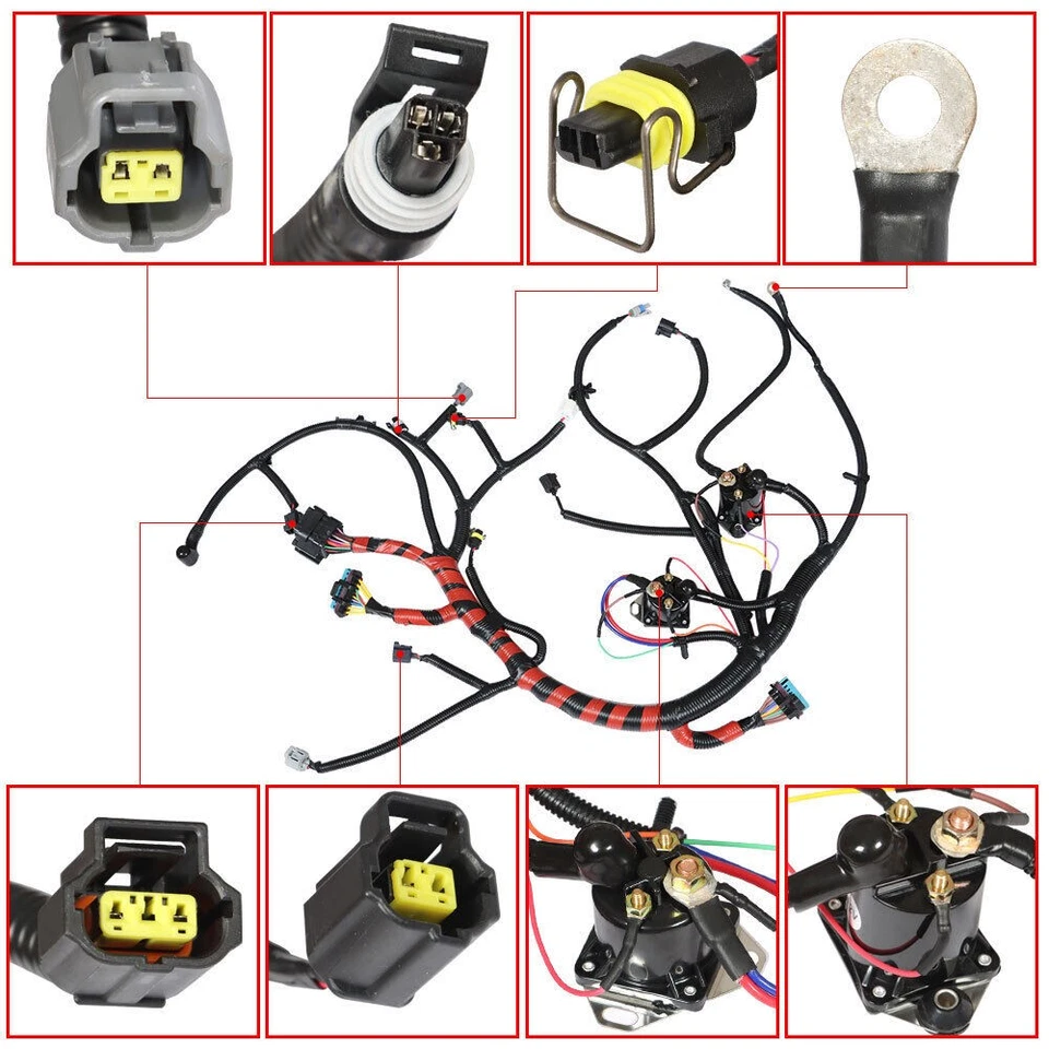 For Ford F-250 F-350 Super Duty 2002-2003 7.3L Diesel Engine Wiring Harness - Изображение 2 из 4