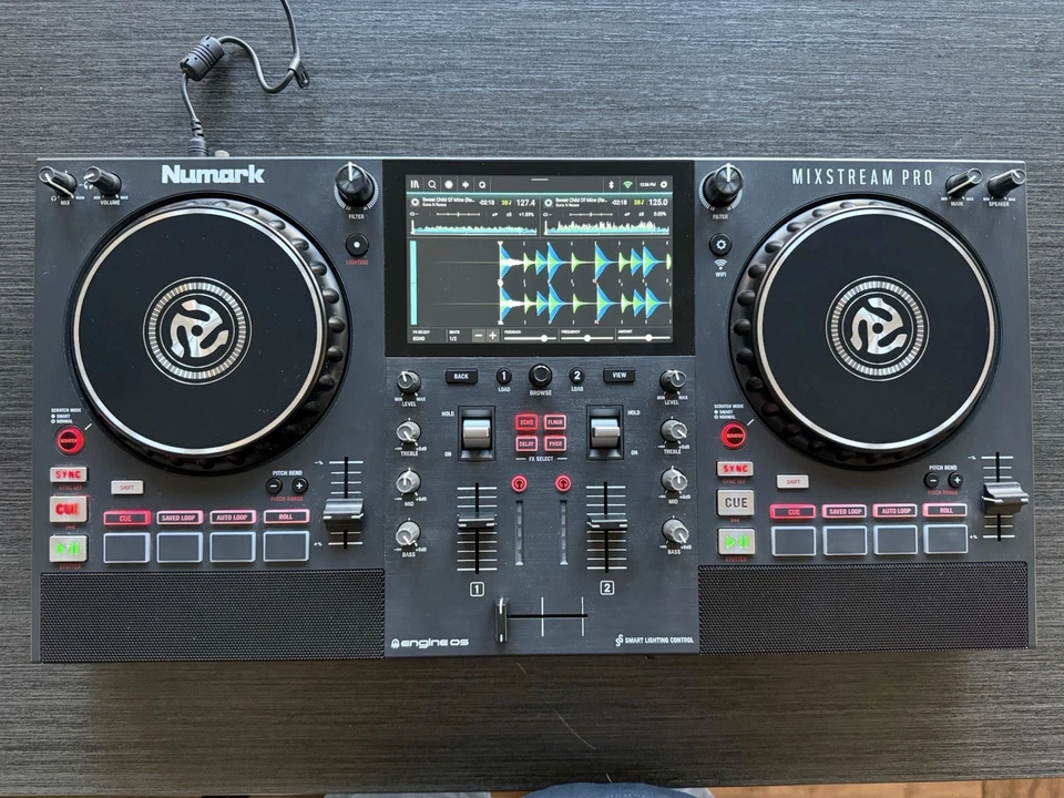 Numark Mixstream Pro Standalone Music Streaming Double Deck Controller - Black - Image 3 of 4