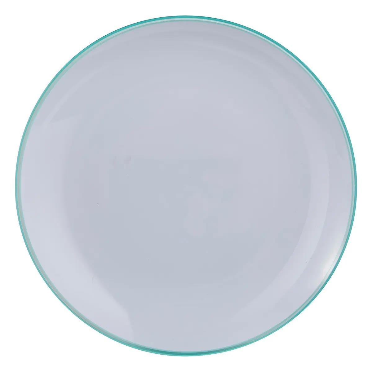 Assiettes Plates Réutilisables Square Design 25cm Menthe Vaisselle Esthétique Durable