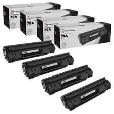 LD Compatible HP 79A CF279A Set of 4 Cartridges for LaserJet Pro M12a  M12w