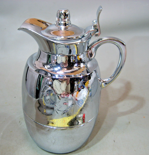 Alfi Isolierkanne (274) 0,5 l, Chrome Kaffeekanne Kanne Juwel Kanzlerkanne 2.Wah - Bild 1 von 7