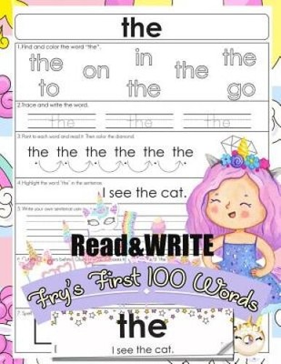 Read and Write Frys First 100 Words: With 100 Sight Word Mini Books Writ - GOOD