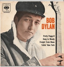 BOB DYLAN EP: PRETTY PEGGY-O +3 AUSSIE CBS BG 225083 COVER=EX. VINYL = 4xF 1965