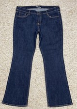 Old Navy Jeans Women's sz 14s The Flirt Bootcut Denim Stretch Mid Rise 36x30 