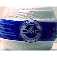 DMC 167G 20-B5200 Cebelia Crochet Cotton Size 20-Bright White