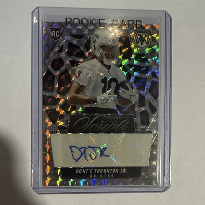 Dont'e Thornton Jr. RC Auto Rookie Scripts Prizm 2025 Panini Mosaic RS-DTJ