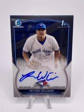 2023 Bowman Chrome Peyton Williams 1st Prospect Autograph Auto #CPA-PW Blue Jays