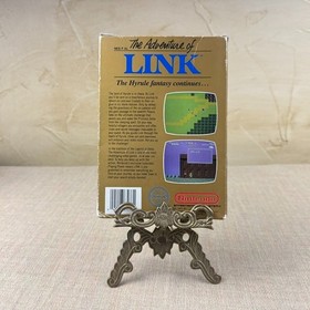 Zelda II The Adventure of Link NES Caja Cartucho Dorado Caja Manual