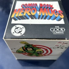 Vintage 1989 Comic Book Hero Mug DC Comics The Good Company - Green Arrow