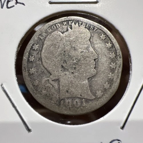 1901 Barber Quarter 25¢