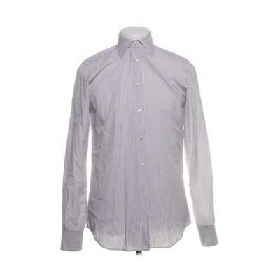 Trend Corneliani, Hemd, Größe: 39, Weiß/Grau, Streifen, Herren #Gtk