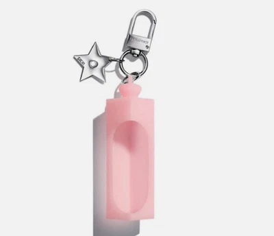 Neu Dior Addict Lip Glow Öl Halter Schlüsselanhänger Schlüsselring rosa - Bild 1 von 4