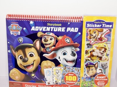Paw Patrol StoryBook Activity Pad Adventure Coloring Giant Foam Stickers