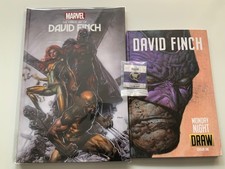 Flesk DC David Finch Art Book Kickstarter lot with Official Finch pin 