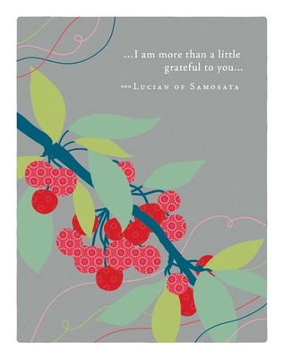 Positively Green Greeting Cards: Thank You - I am more than a little grateful to