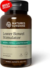Lower Bowel Stimulator Constipation Relief Cleanse Detox Herbal 100 Vegcaps US