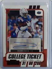 2021 Panini Contenders Shawn Davis Rookie Autograph #224 AU RC
