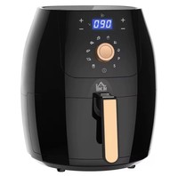 HOMCOM 1700W Air Fryer 5.5L with Digital Display and Adjustable Temperature