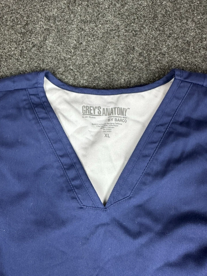 Juego Exfoliante Grey’s Anatomy Azul Marino Talla XL Para Mujer Foto 2 de 4