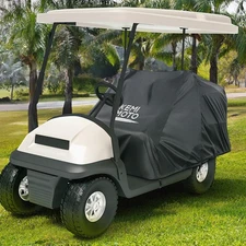 KEMIMOTO Waterproof Golf Cart Seat Cover Protector 4 Passenger for EZGO Club Car