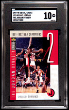 1997-98 Collector's Choice The Jordan Dynasty #2 Michael Jordan # /23000 SGC 10