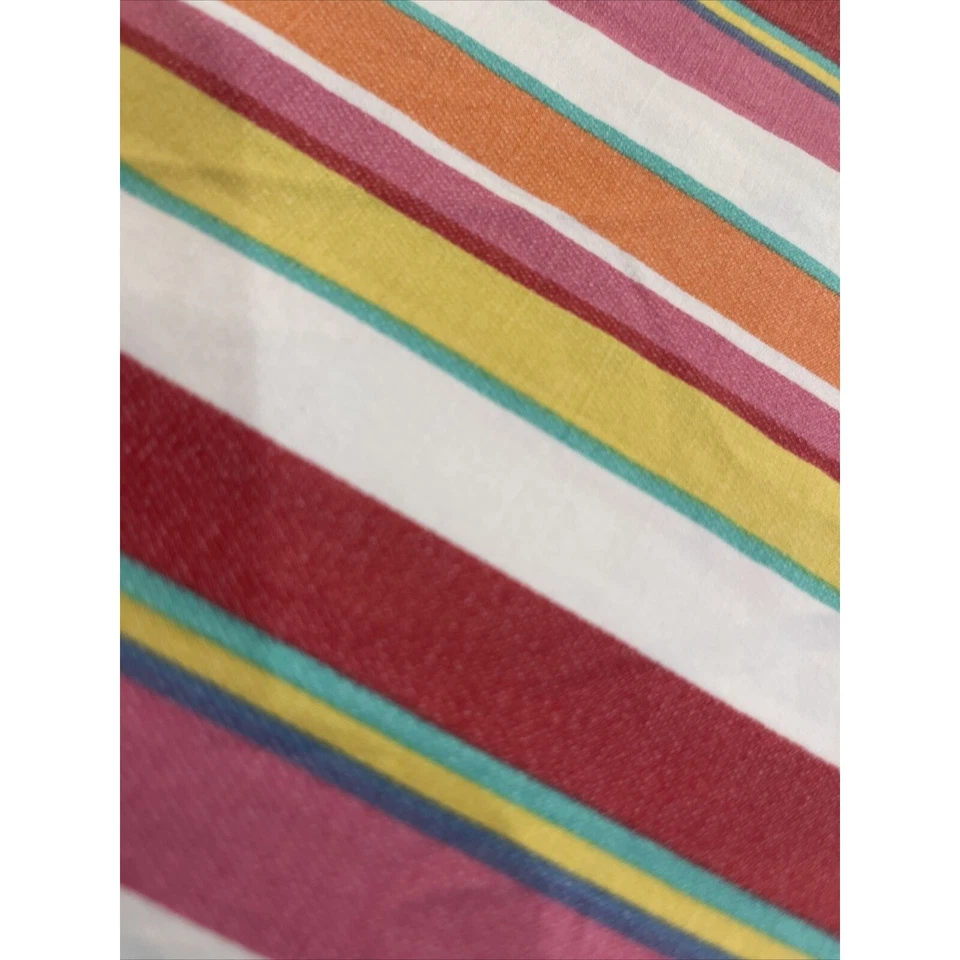 Capa de edredom vintage Ralph Lauren praia listrada preppy algodão EUA - Imagem 2 de 4