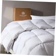 Goose Feather Down Comforters Size, 100 Cotton Extra Fluffy White Duvet King