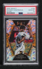 2022 Panini Select Premier Level Scope Prizm Roansy Contreras PSA 10 GEM MT 18ut