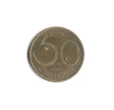 1962 Austria - 50 Groschen - 226 - Aluminum Bronze - 3g